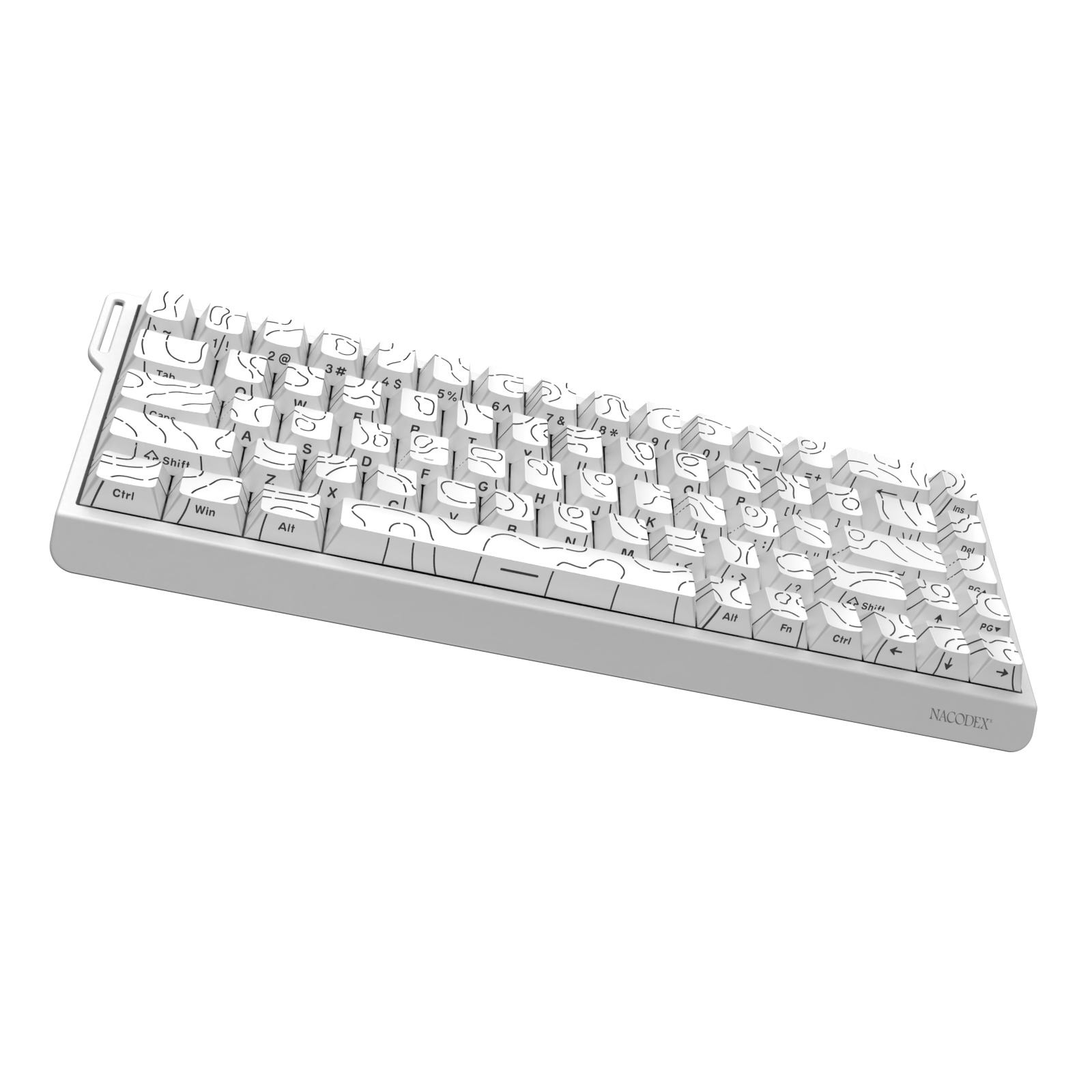 Keyboard Gaming Blue Switch - AJAZZ NK68 V2 Wired Mechanical Gaming