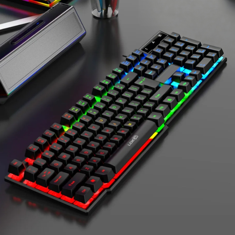 R260 Full-Size Wired Keyboard  - Keyboard Gaming Blue Switch review and price