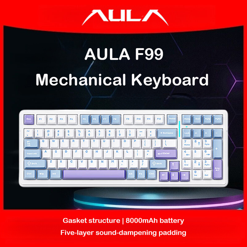 AULA F99 Mechanical Keyboard T - Gaming Keyboard Hot Swappable review and price