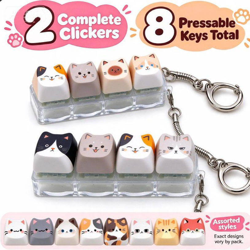 Cute Cat Keyboard Fidget Toy,N - Gaming Keyboard Test review and price