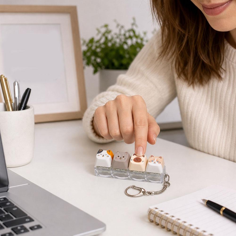 Cute Cat Keyboard Fidget Toy,N - Gaming Keyboard Test review and price