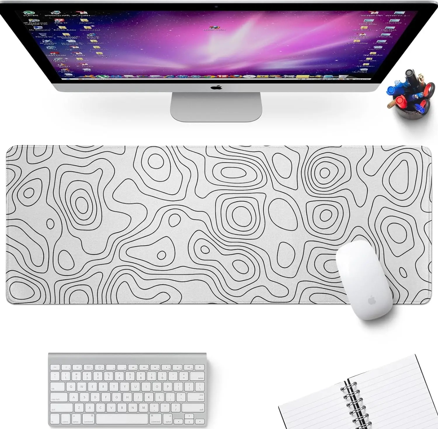 White Rubber Mouse Pad Topogra - Gaming Keyboard High Ground review and price
