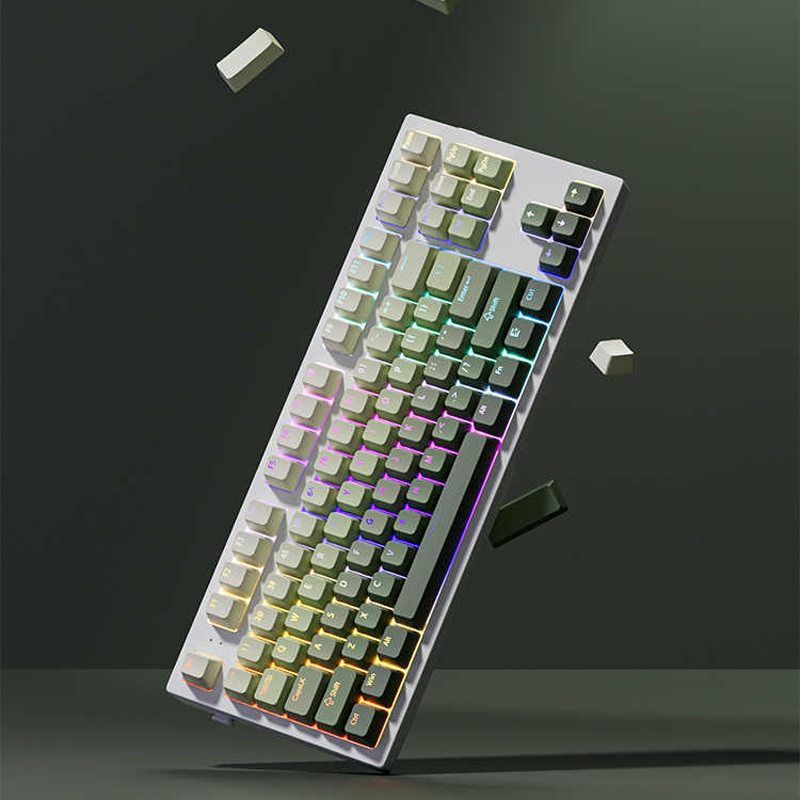 Green Grape Double Shot PBT Ke - Gaming Keyboard No Rgb review and price